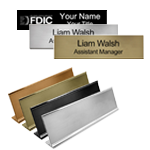 8W x 2H Aluminum Frame & Nameplate Inserts