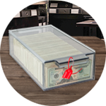 Clear Currency Trays & Organizers