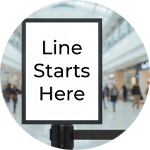 Signs & Frames for Retractable Belt Posts