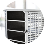 Hinged Doors | Bill Validator Carts 