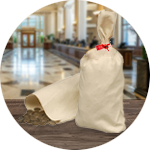 Cotton Canvas Coin Bags