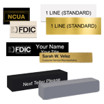 Desk Bar & Nameplate Inserts 